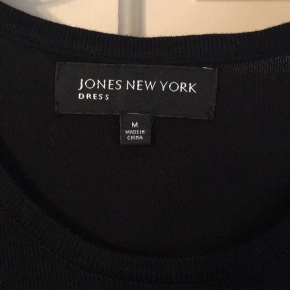 NWT Jones New York sweater dress, black size M - Picture 2 of 6